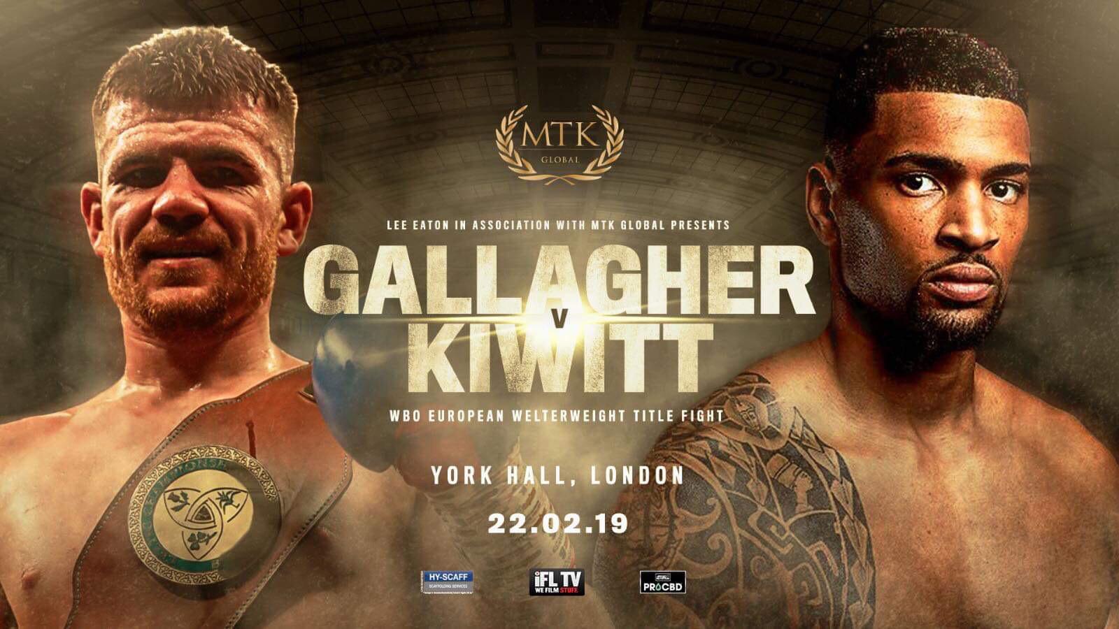 WBO Welterweight European Title Boxing Match