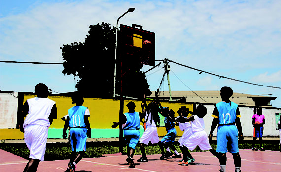 Liberian Girls Basketball PEACE program