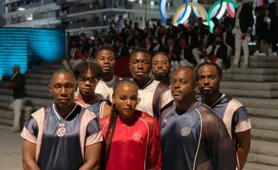 Team Liberia at Tokyo 2020 Opening Ceremony