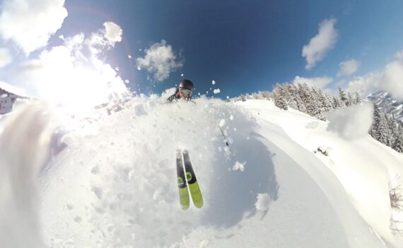skiing down mountain, 2022 Winter Olympics