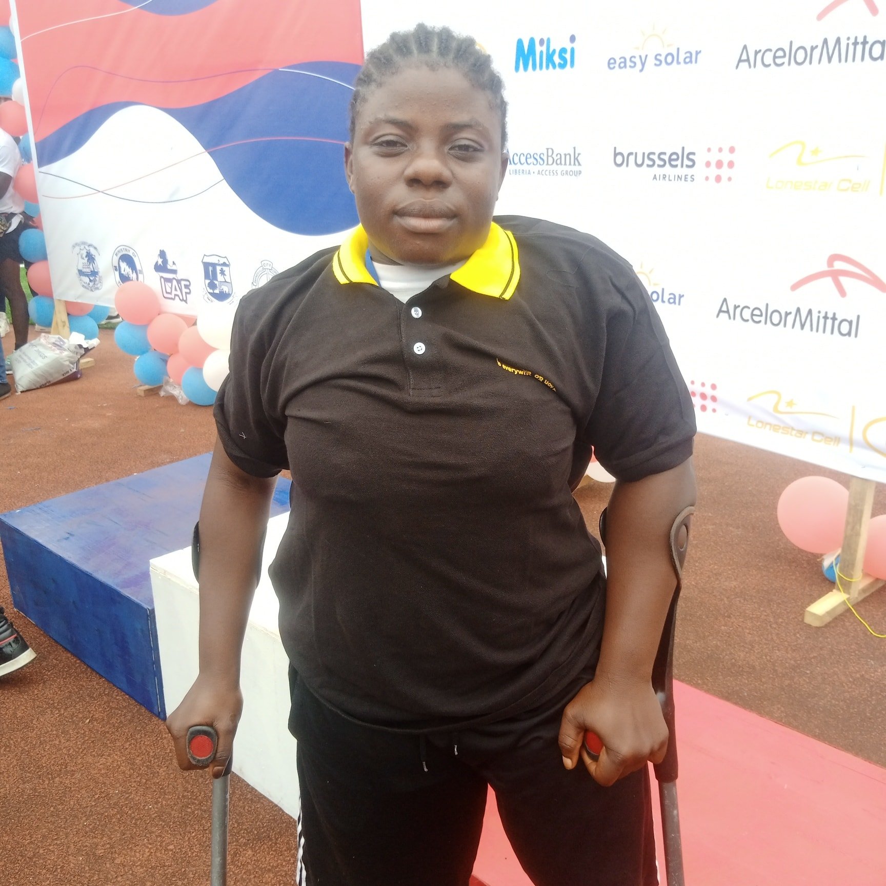 Kemah Wolubah 10k Crutches Winner