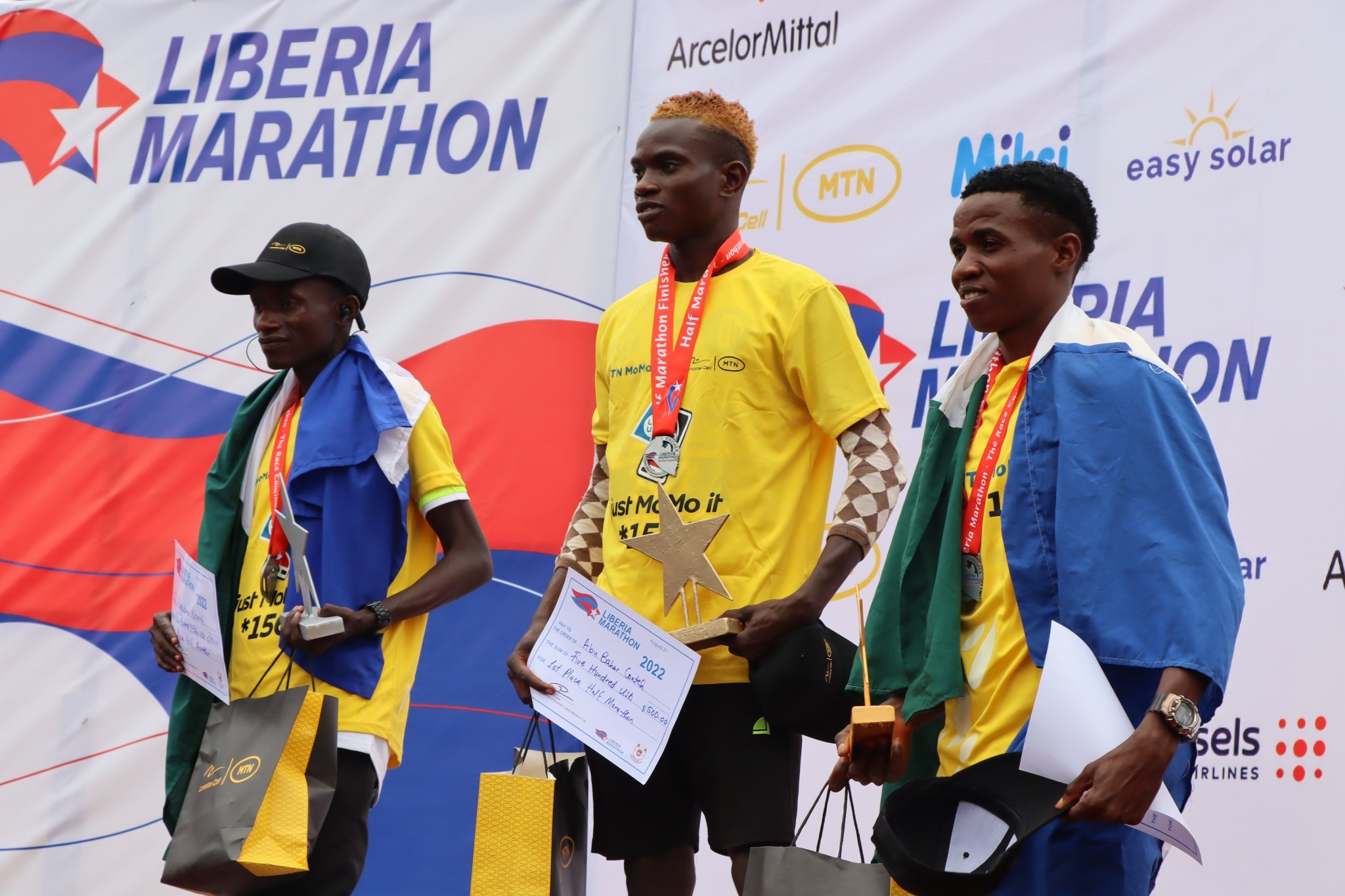 Liberia Marathon_Half Marathon winners