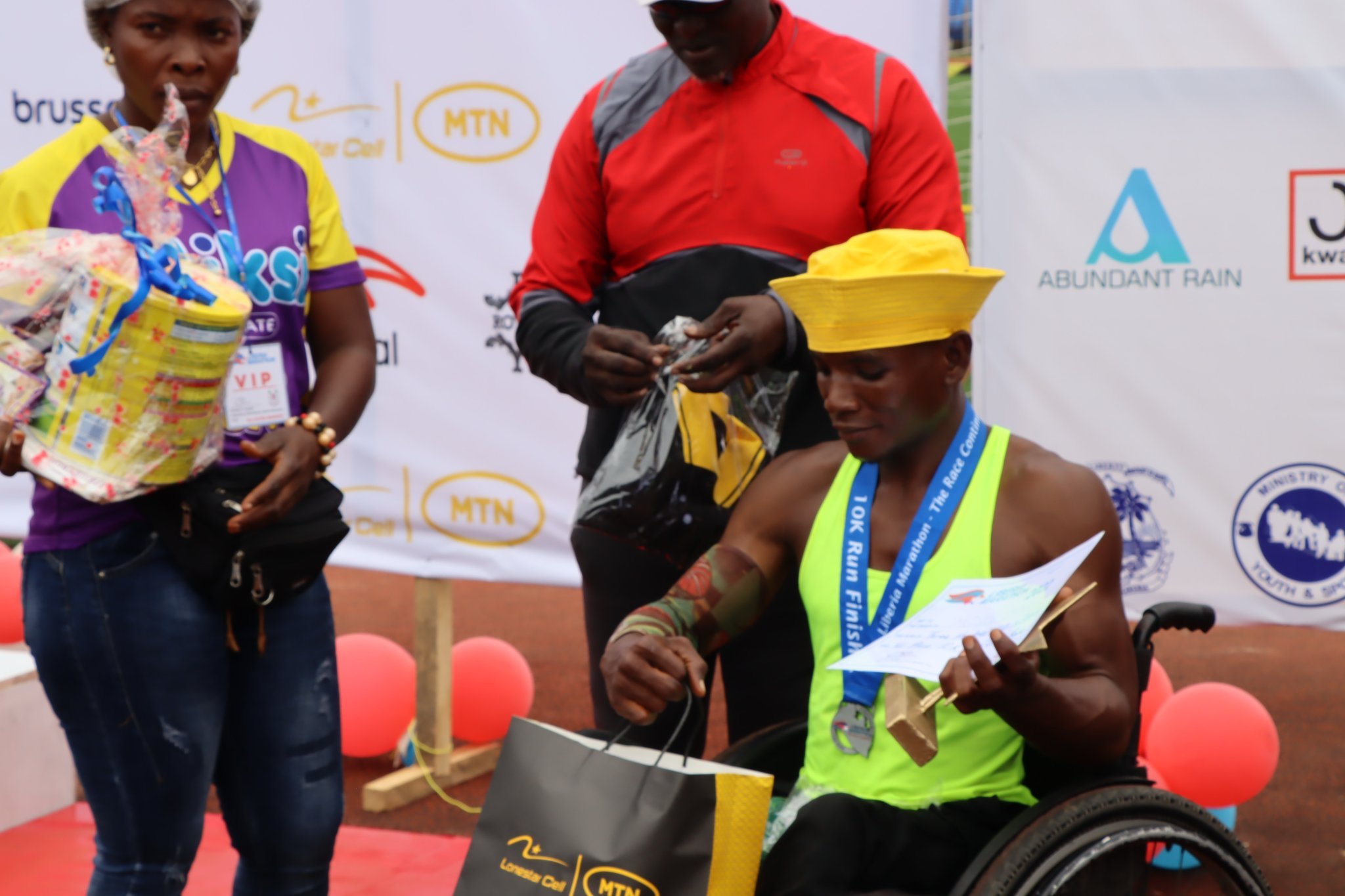 Liberia Marathon wheelchair 10k