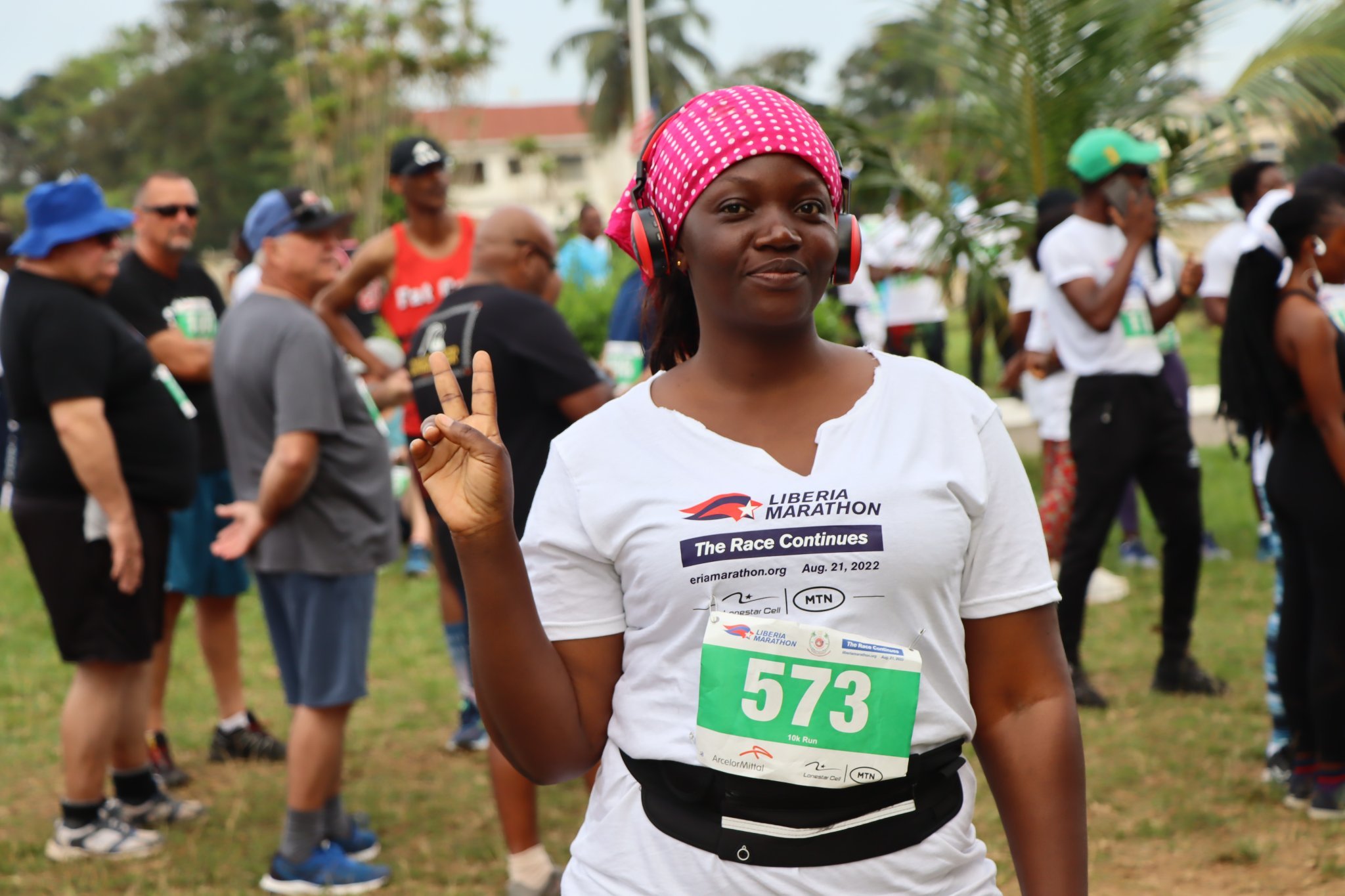 Liberia Marathon participant