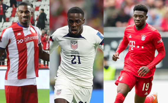 Haji Wright, Timothy Weah, Alphonso Davies.