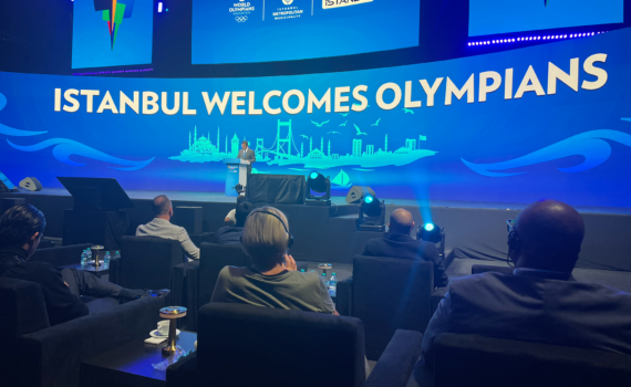 Liberian Olympian at 2023 WOA Forum
