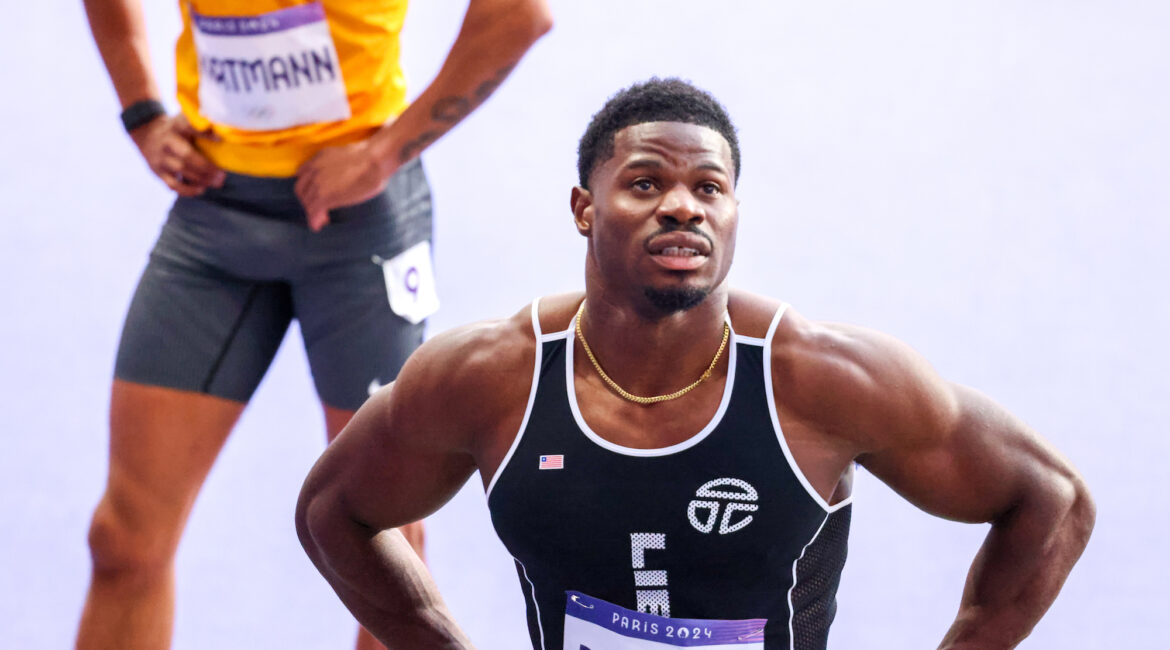 Matadi Paris2024 Men's 100m semifinal.