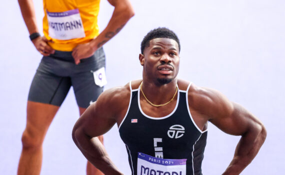 Matadi Paris2024 Men's 100m semifinal.
