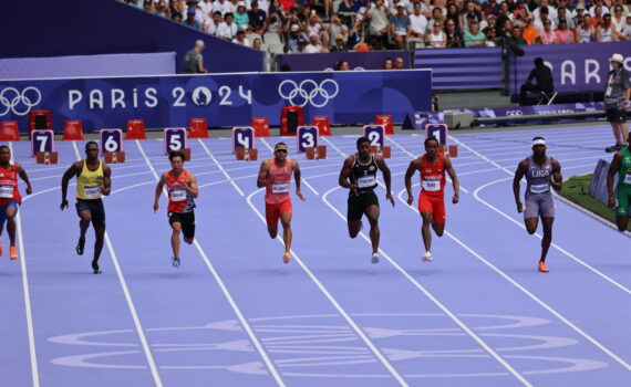 men's 100m round one Liberia
