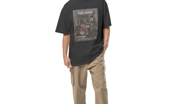 “Liberia We Made It” Oversized Faded Tee