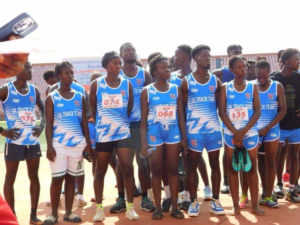 University of Liberia 2025 Track and Field Team.